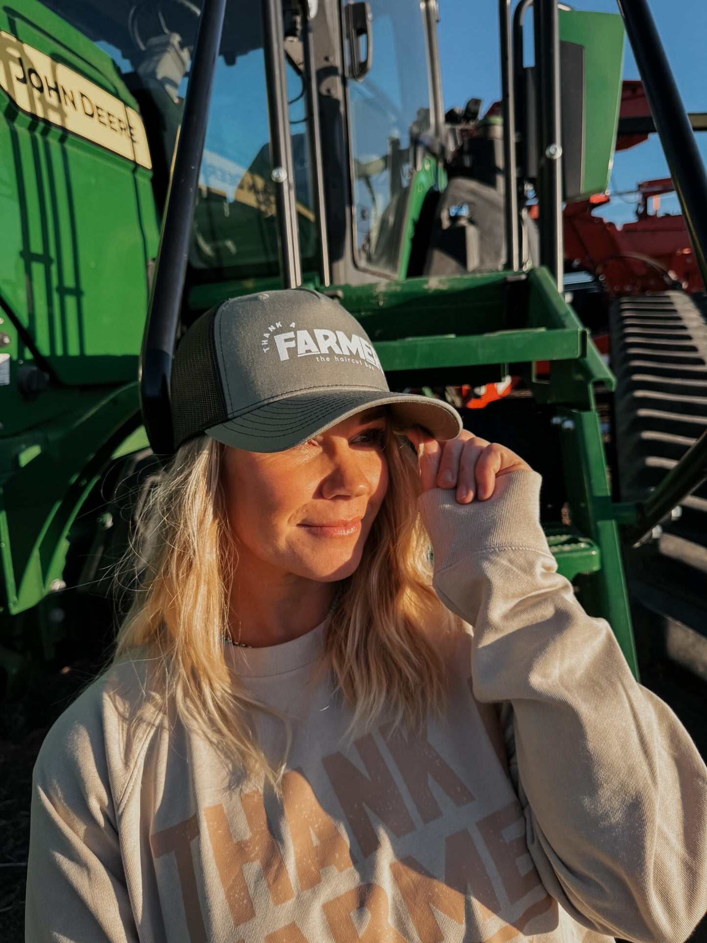 Thank a Farmer Trucker Hat - Green *PRESALE*