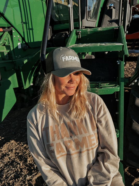 Thank a Farmer Trucker Hat - Green *PRESALE*