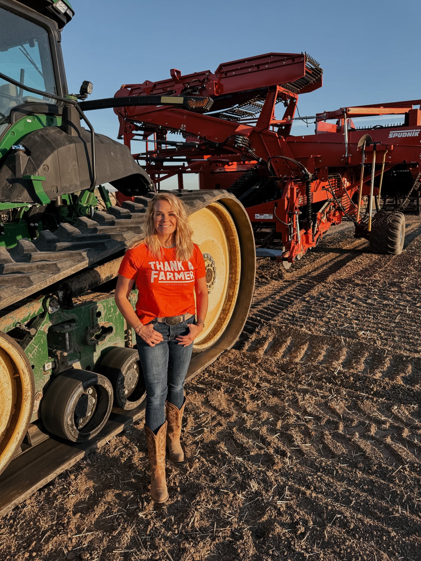 Women's Thank a Farmer Jersey Tshirt *PRESALE*