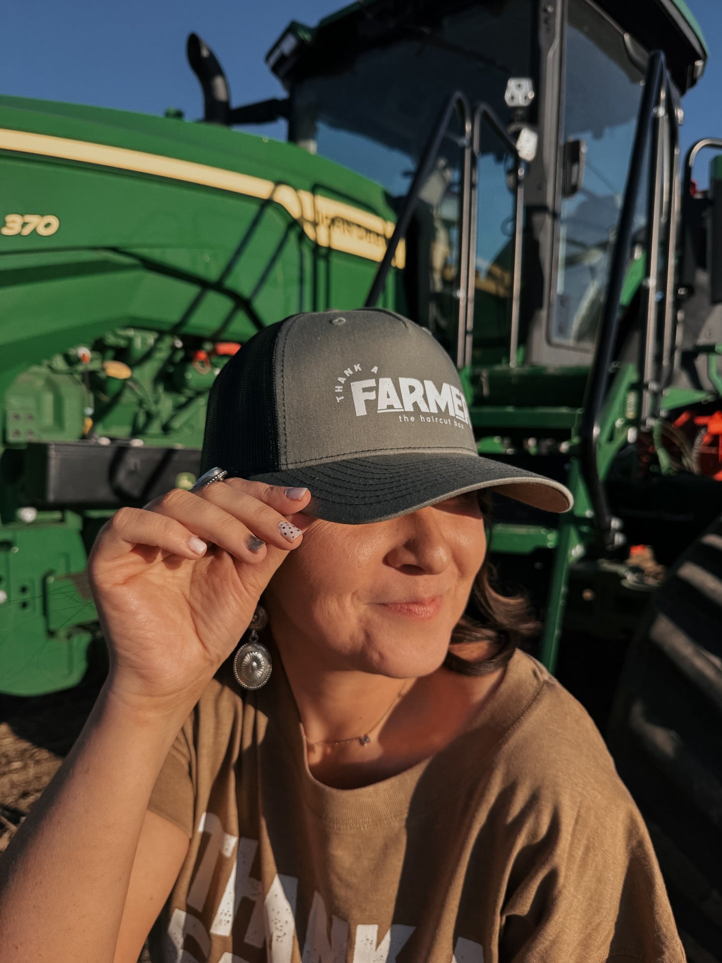 Thank a Farmer Trucker Hat - Green *PRESALE*