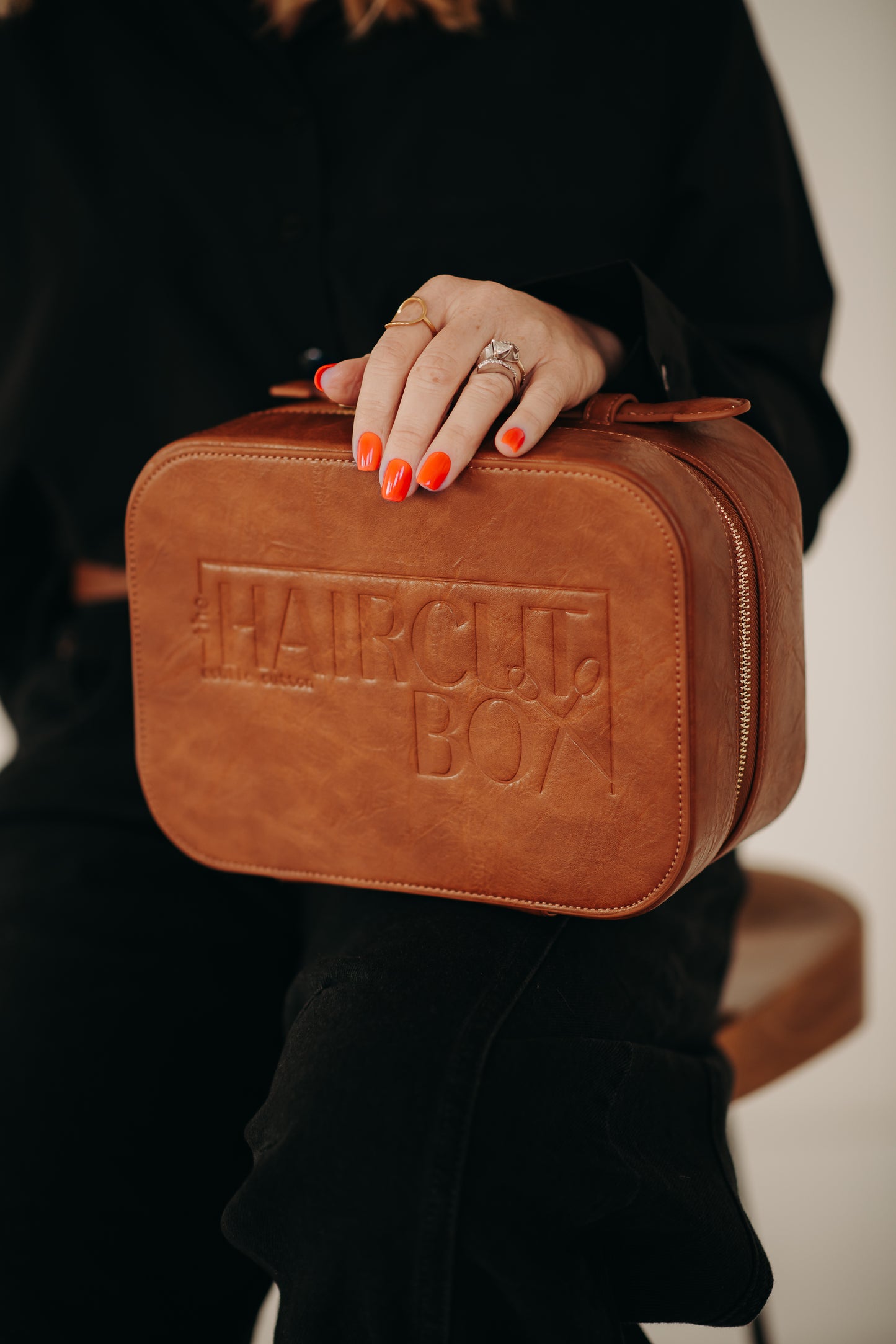 The Haircut Box Leather Case