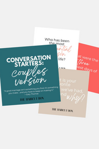 Conversation Starters: Couples Version